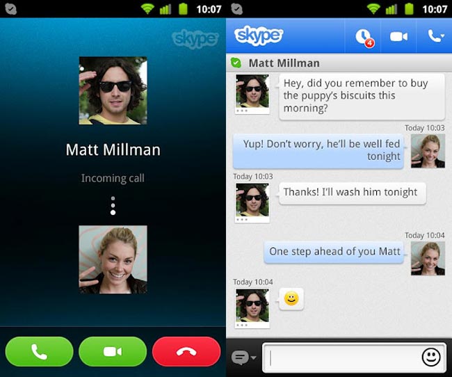 Skype pre Android